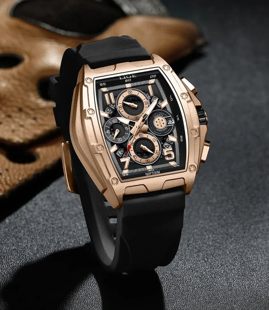 ECLAT DU TEMPS - Montre quartz cadran en tonneau